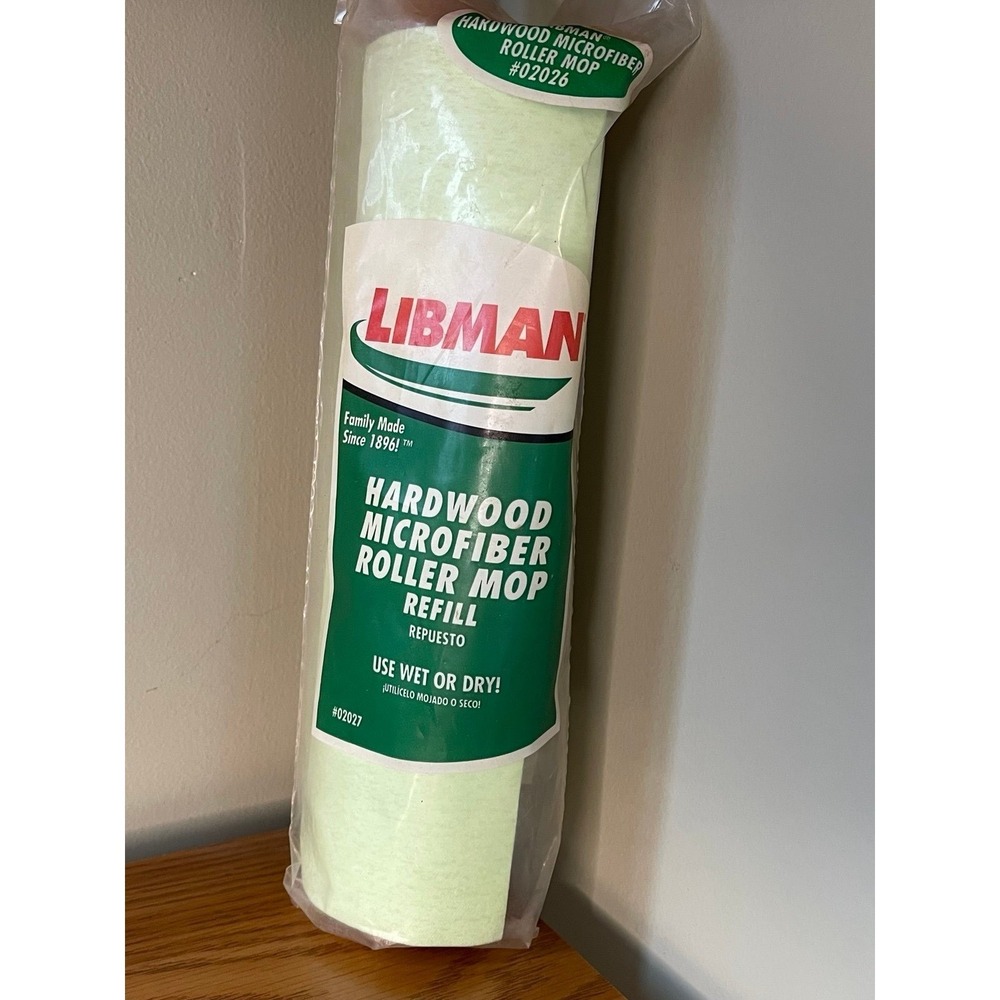 Libman Hardwood Roller Mop Refill‎ 02026 New Old Stock Vintage